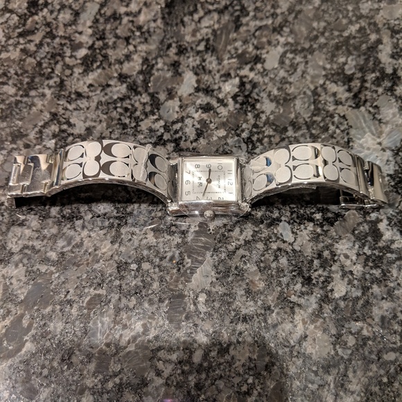 Silver danity coach watch brand new plastic on! - Picture 3 of 4